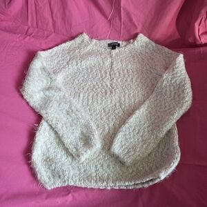 Buffalo David Bitton Cream Textured Sweater
